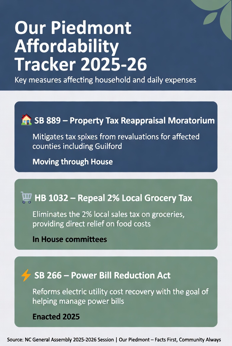 Our Piedmont Affordability Tracker 2025-26