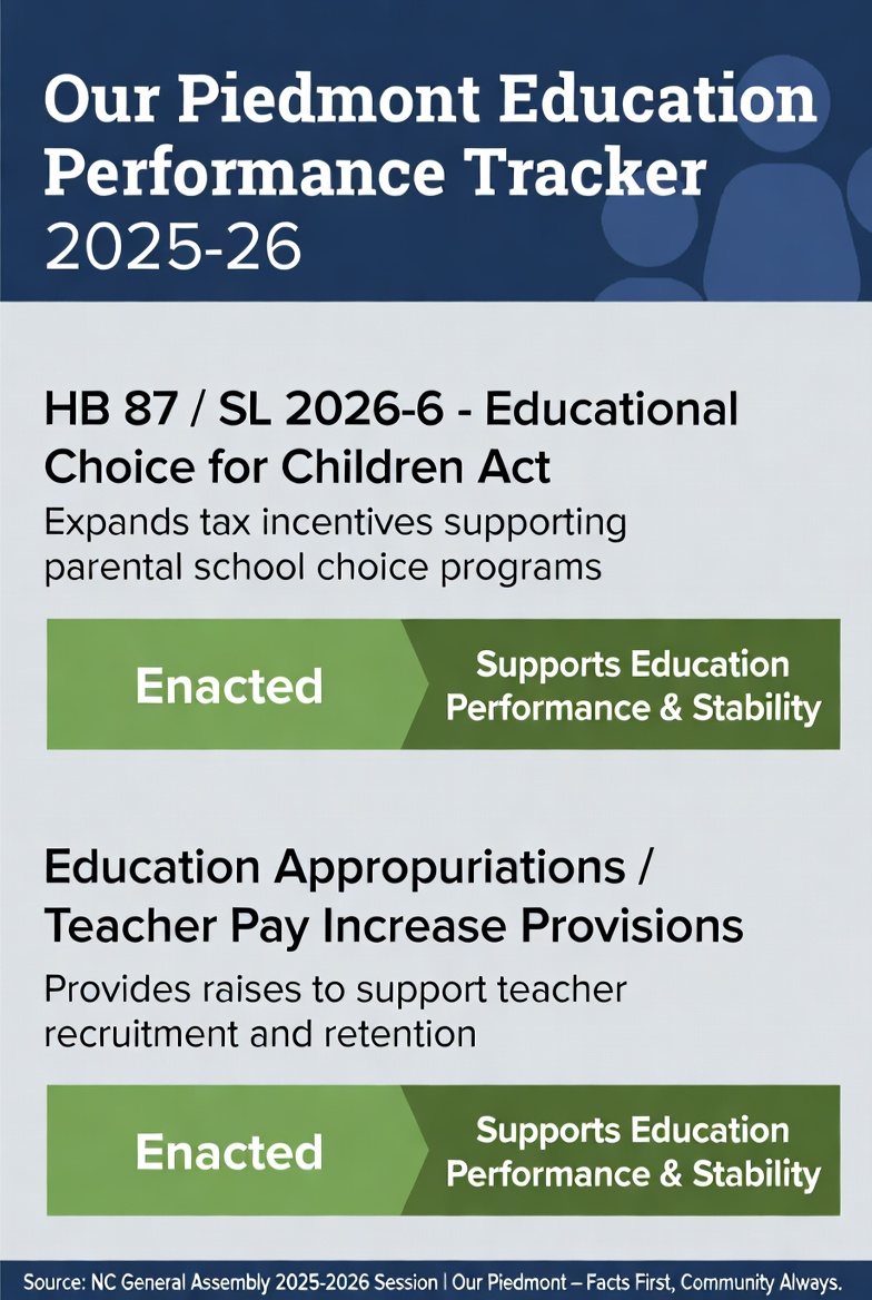Our Piedmont Education Performance Tracker 2025-26